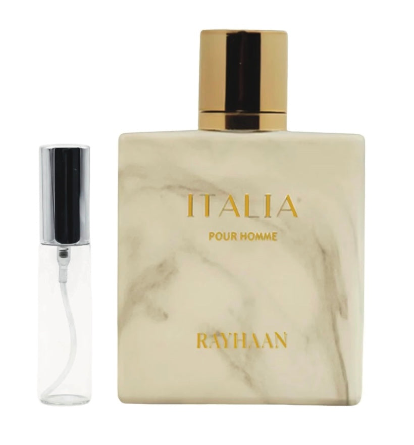 Rayhaan Italia Eau De Parfum - Minta 2ml / 5ml / 10ml)