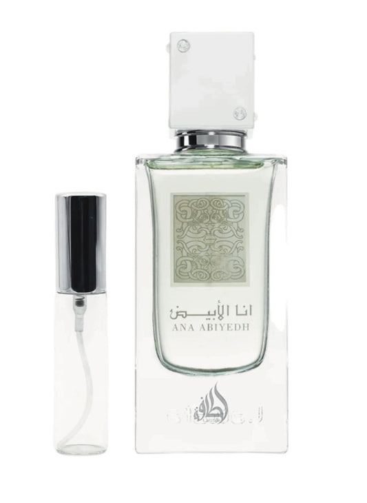 Lattafa Ana Abiyedh Eau De Parfum - Minta 5ml / 10ml)
