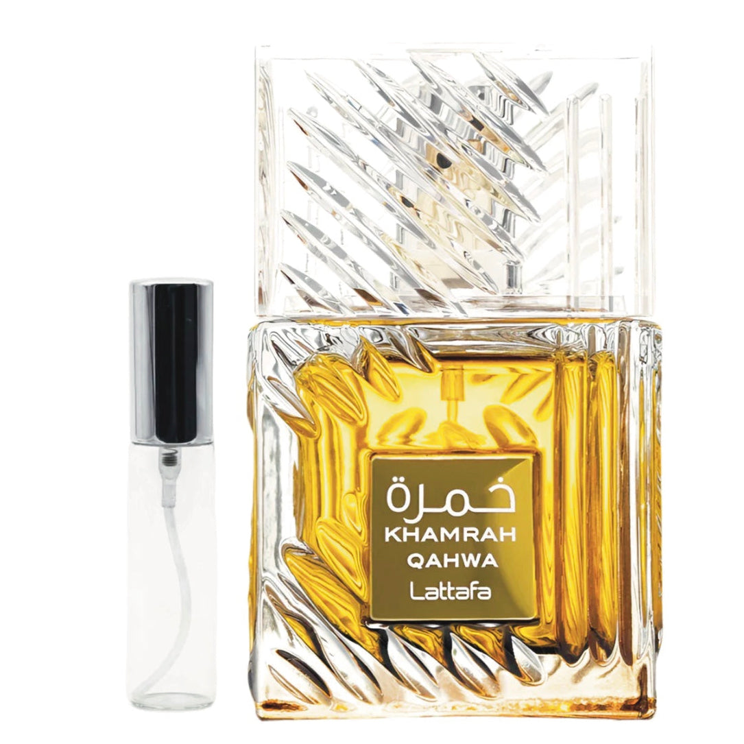 Lattafa Khamrah Qahwa Eau De Parfum - Minta 2ml / 5ml / 10ml)
