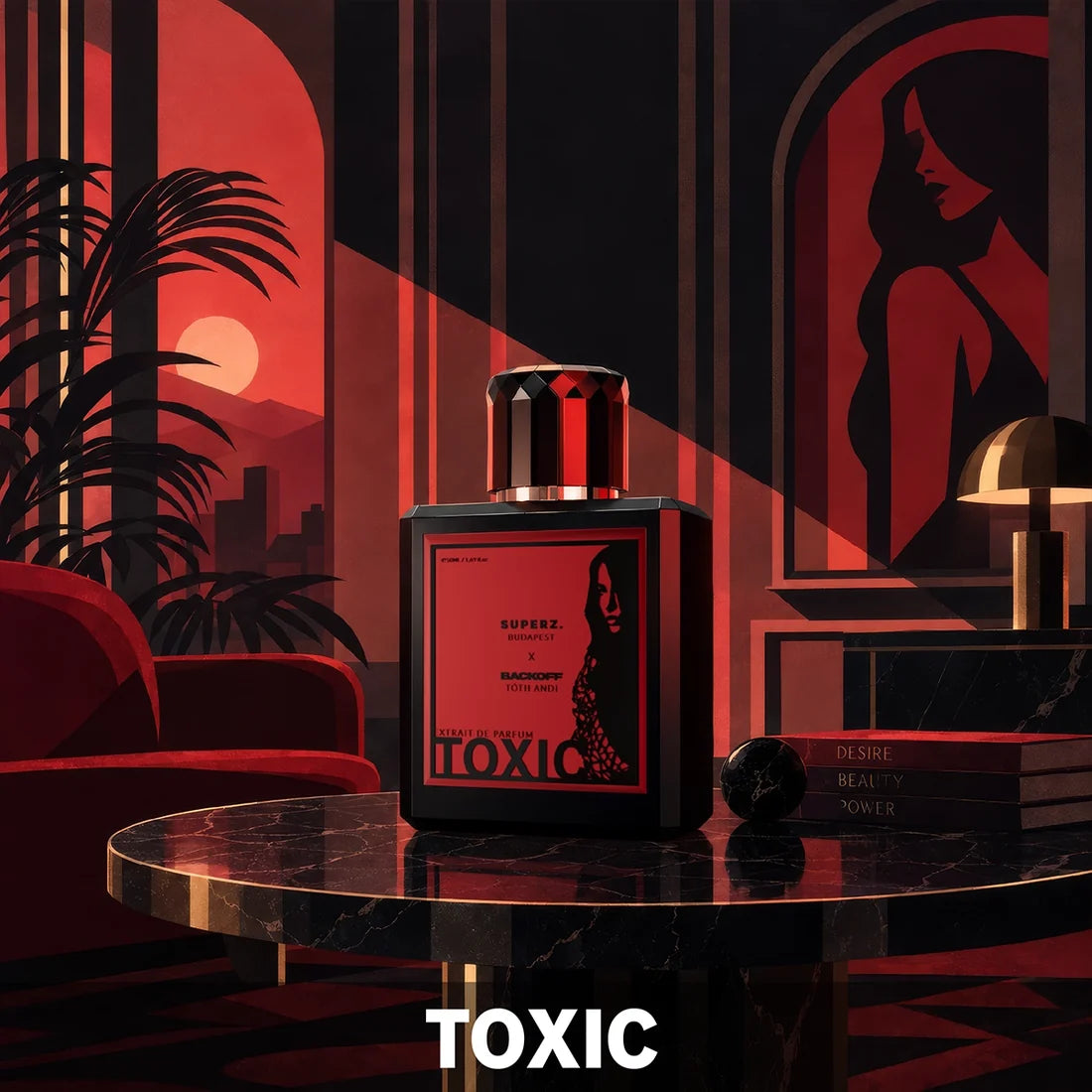 SUPERZ. x BACKOFF by Tóth Andi - Toxic Extrait De Parfum-Minta 2ml / 5ml